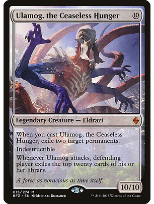 Ulamog, the Ceaseless Hunger | Español | NM | BFZ