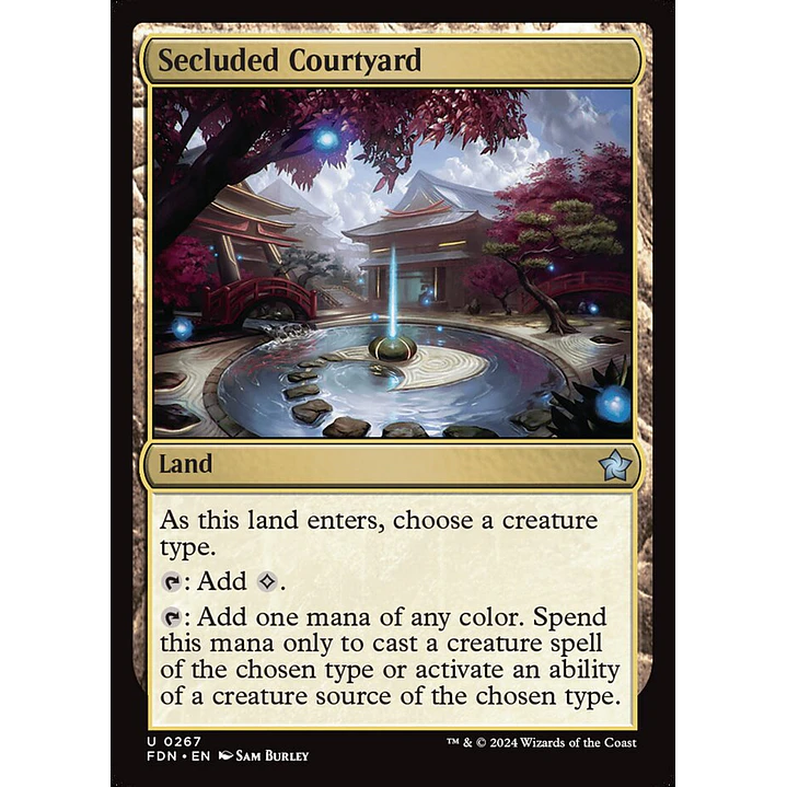Secluded Courtyard | Inglés | NM | FDN 1