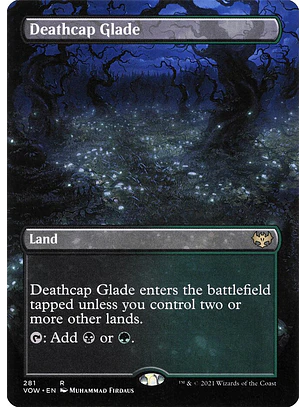 Deathcap Glade (Borderless) | Español | NM | VOW