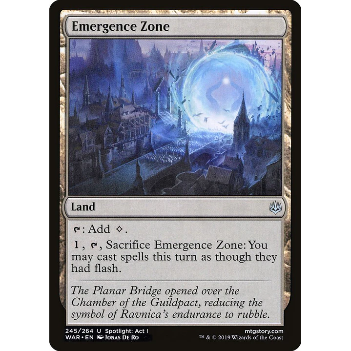 Emergence Zone | Español | NM | WAR 1