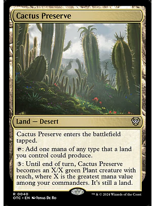Cactus Preserve | Español | NM | OTC
