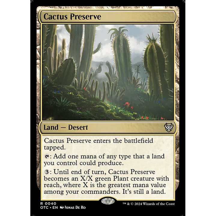Cactus Preserve | Español | NM | OTC 1