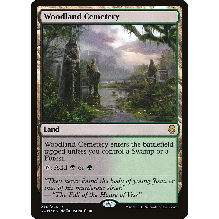 Woodland Cemetery (foil) | Español | NM | DOM 1