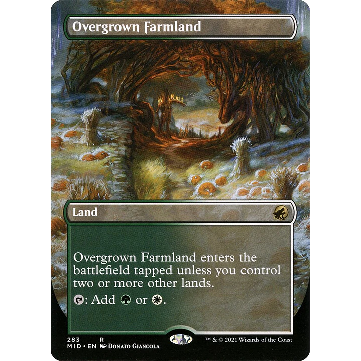 Overgrown Farmland (Borderless) | Inglés | NM | MID 1