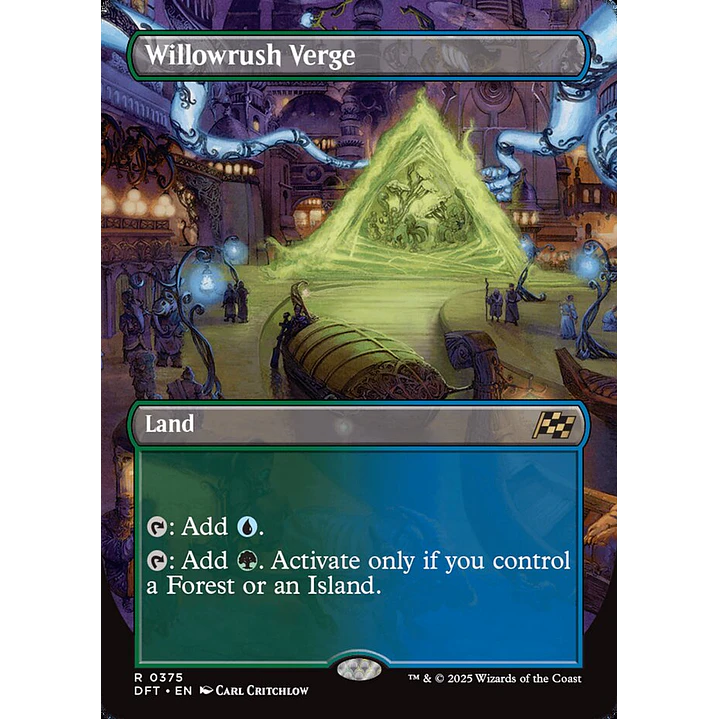 Willowrush Verge (Borderless) | Inglés | NM | DFT 1