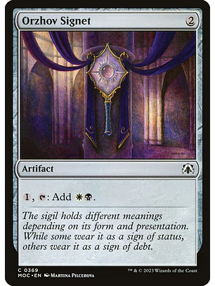 Orzhov Signet | Inglés | NM | MOC