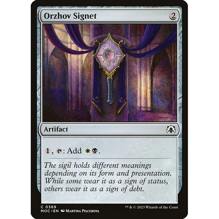 Orzhov Signet | Inglés | NM | MOC 1