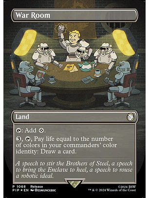 War Room (Borderless foil) | Inglés | NM | PIP