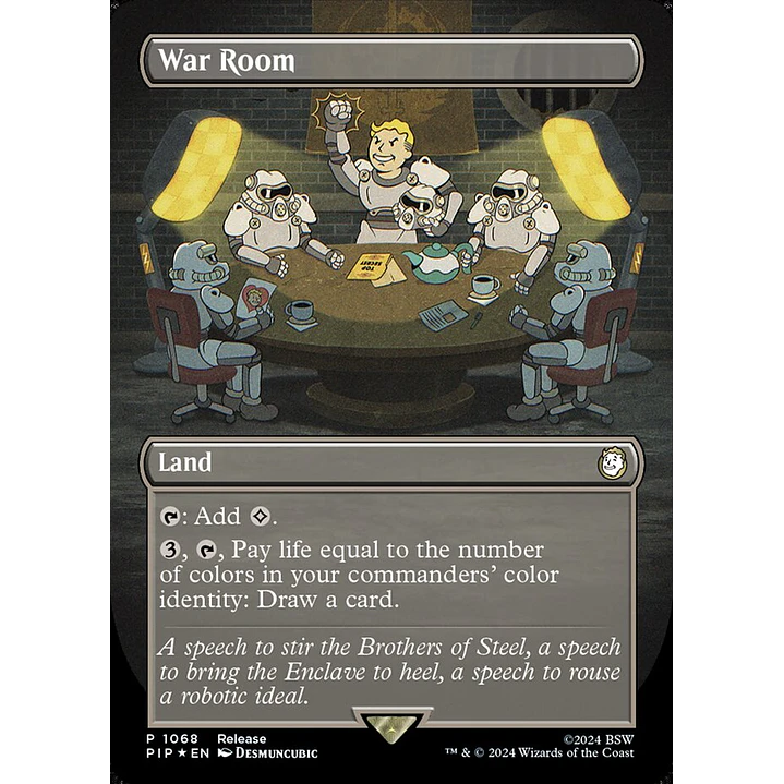 War Room (Borderless foil) | Inglés | NM | PIP 1
