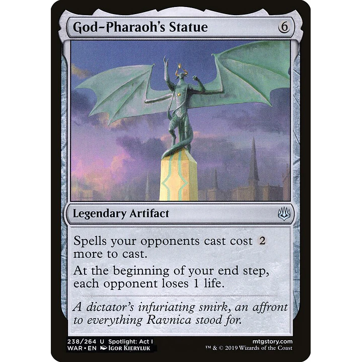God-Pharaoh's Statue | Inglés | NM | WAR 1