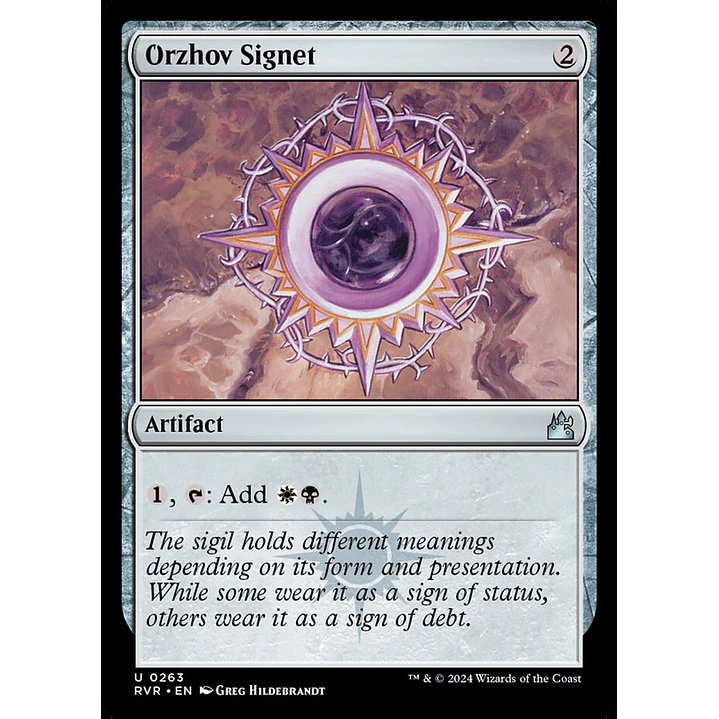 Orzhov Signet | Inglés | NM | RVR 1