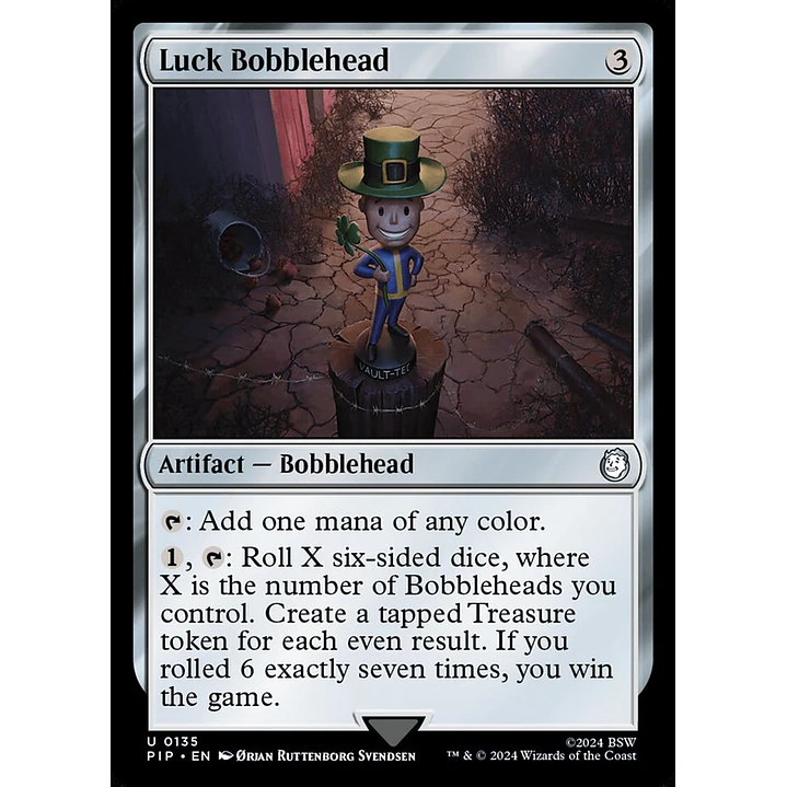 Luck Bobblehead | Inglés | NM | PIP 1