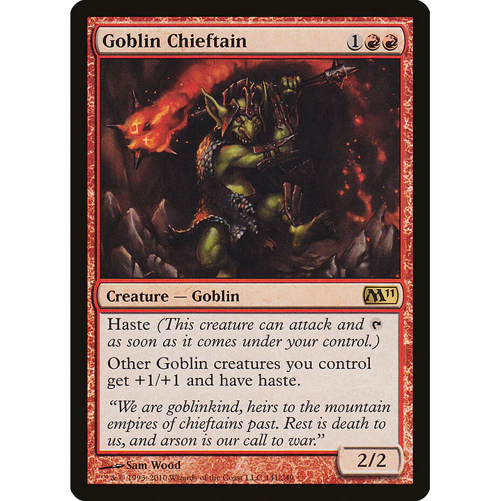 Goblin Chieftain | Español | NM | M11 1