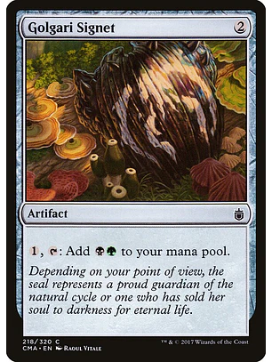 Golgari Signet | Inglés | NM | CMA