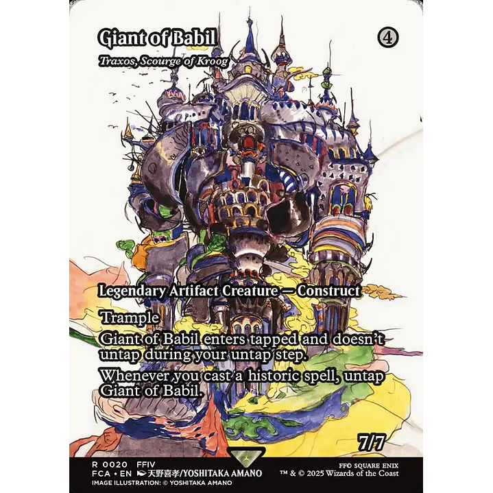 Traxos, Scourge of Kroog (Borderless) | Inglés | NM | FCA 1