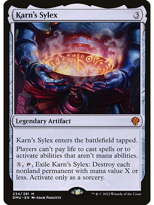 Karn's Sylex (foil) | Español | NM | DMU