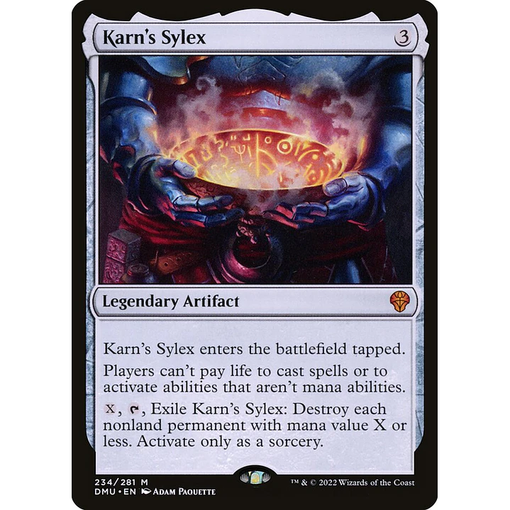 Karn's Sylex (foil) | Español | NM | DMU 1
