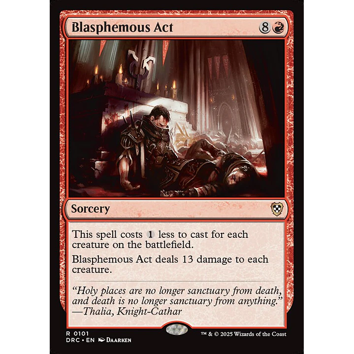 Blasphemous Act | Inglés | NM | DRC 1