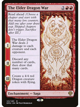 The Elder Dragon War | Español | NM | DMU