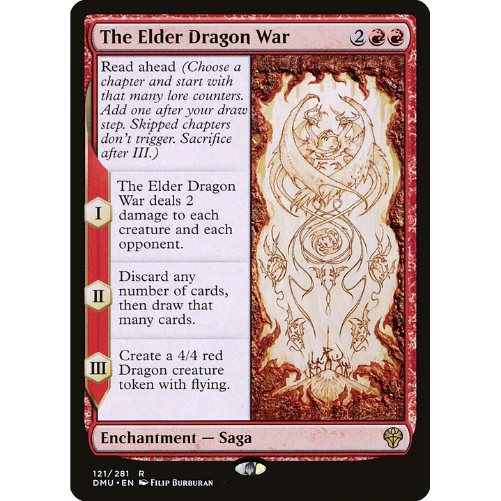The Elder Dragon War | Español | NM | DMU 1