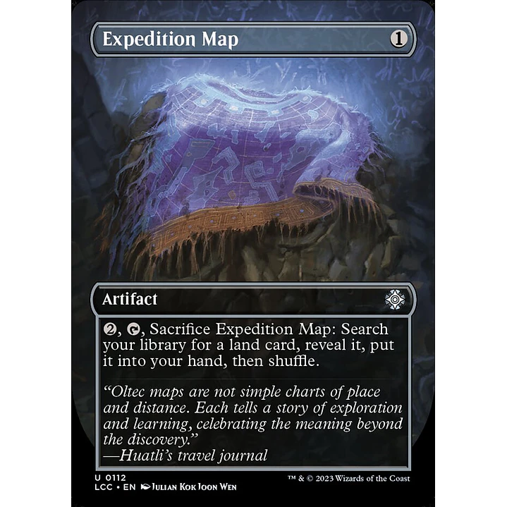 Expedition Map (Borderless) | Español | NM | LCC 1
