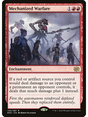 Mechanized Warfare | Español | NM | BRO