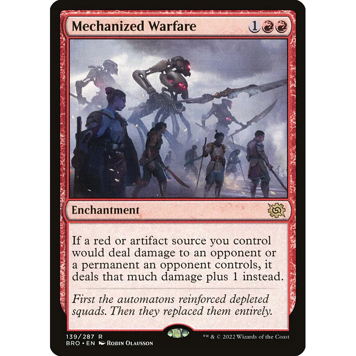 Mechanized Warfare | Español | NM | BRO 1