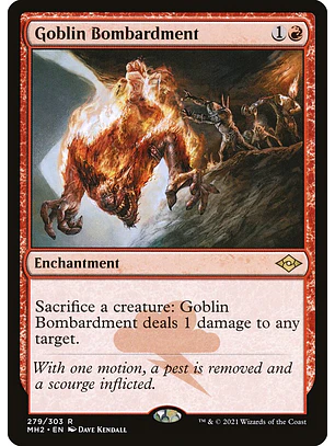 Goblin Bombardment | Español | NM | MH2
