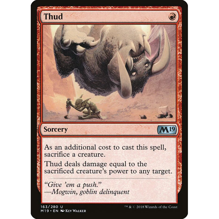 Thud | Inglés | NM | M19 1