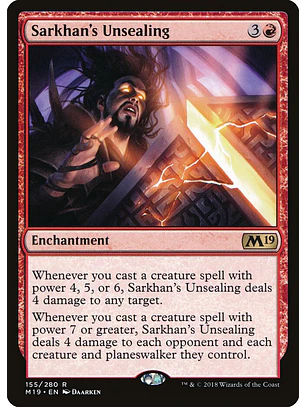 Sarkhan's Unsealing | Inglés | NM | M19