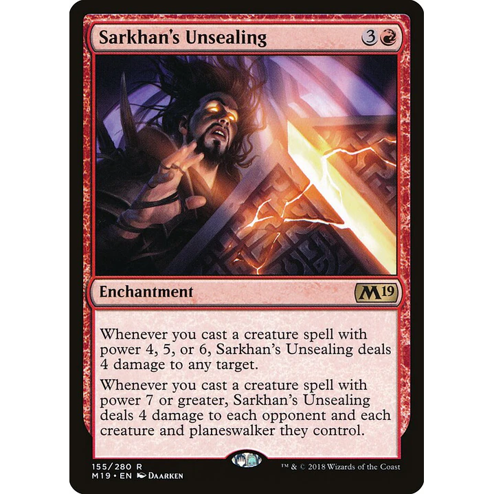 Sarkhan's Unsealing | Inglés | NM | M19 1