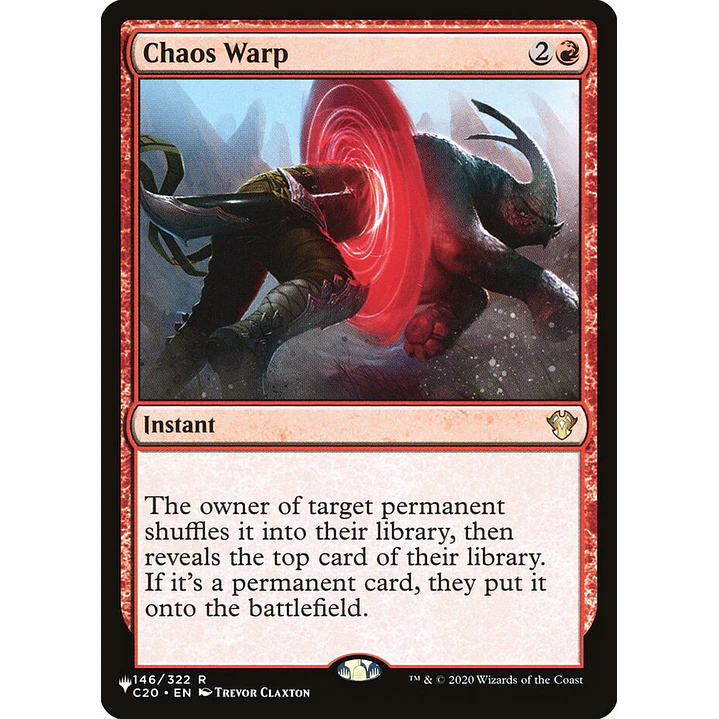 Chaos Warp | Inglés | NM | PLST 1