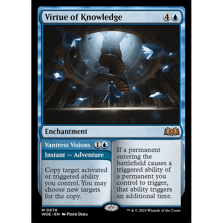 Virtue of Knowledge // Vantress Visions | Inglés | NM | WOE 1