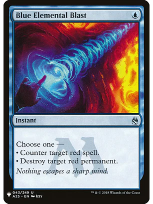 Blue Elemental Blast | Inglés | NM | PLST