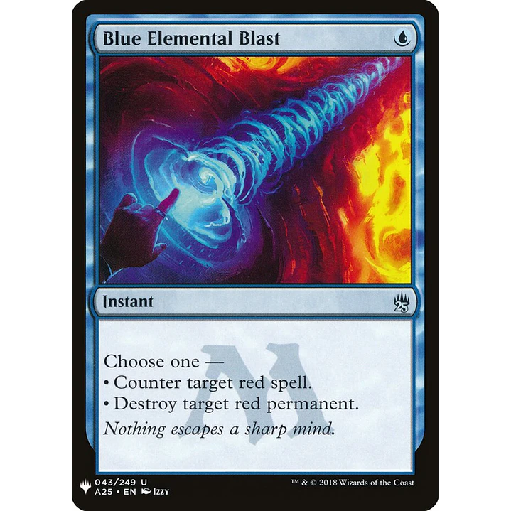 Blue Elemental Blast | Inglés | NM | PLST 1