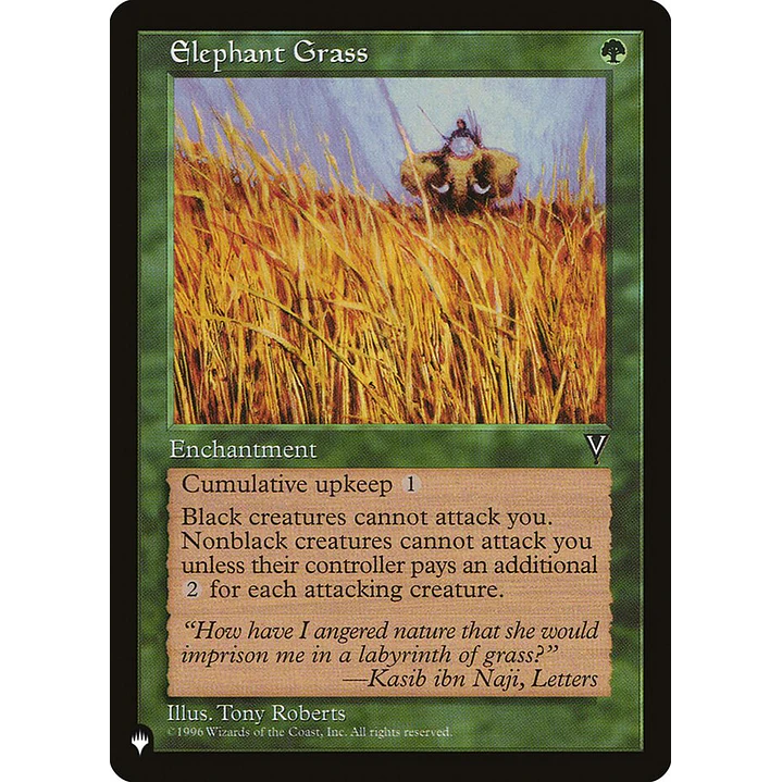 Elephant Grass (Retro Frame) | Inglés | NM | PLST 1