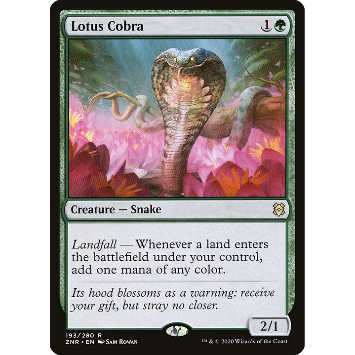 Lotus Cobra | Español | NM | ZNR 1