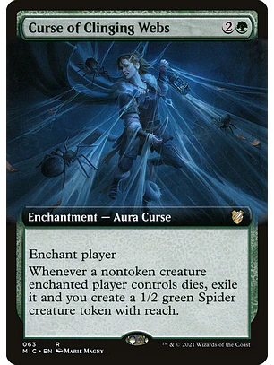 Curse of Clinging Webs (Extended Art) | Inglés | NM | MIC