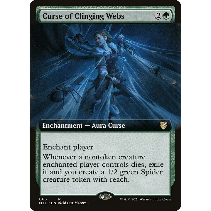 Curse of Clinging Webs (Extended Art) | Inglés | NM | MIC 1