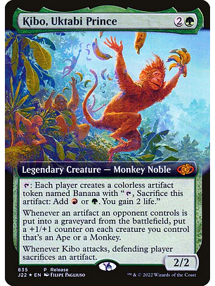 Kibo, Uktabi Prince (Extended Art foil) | Inglés | NM | J22