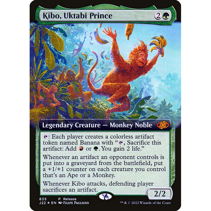 Kibo, Uktabi Prince (Extended Art foil) | Inglés | NM | J22 1