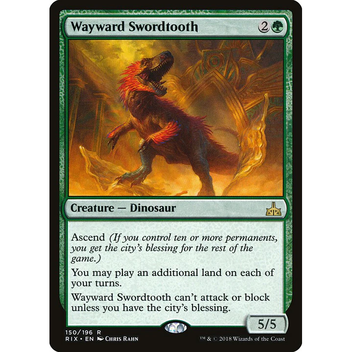 Wayward Swordtooth | Español | NM | RIX 1