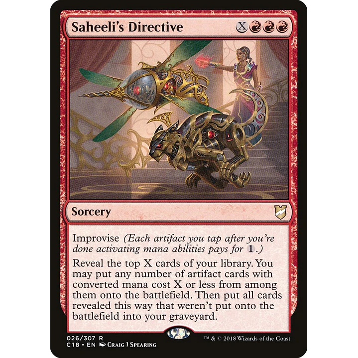 Saheeli's Directive | Inglés | NM | C18 1