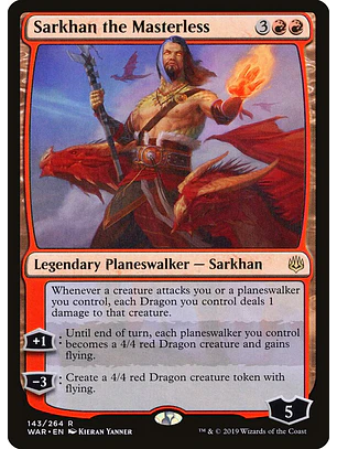 Sarkhan the Masterless | Inglés | NM | WAR