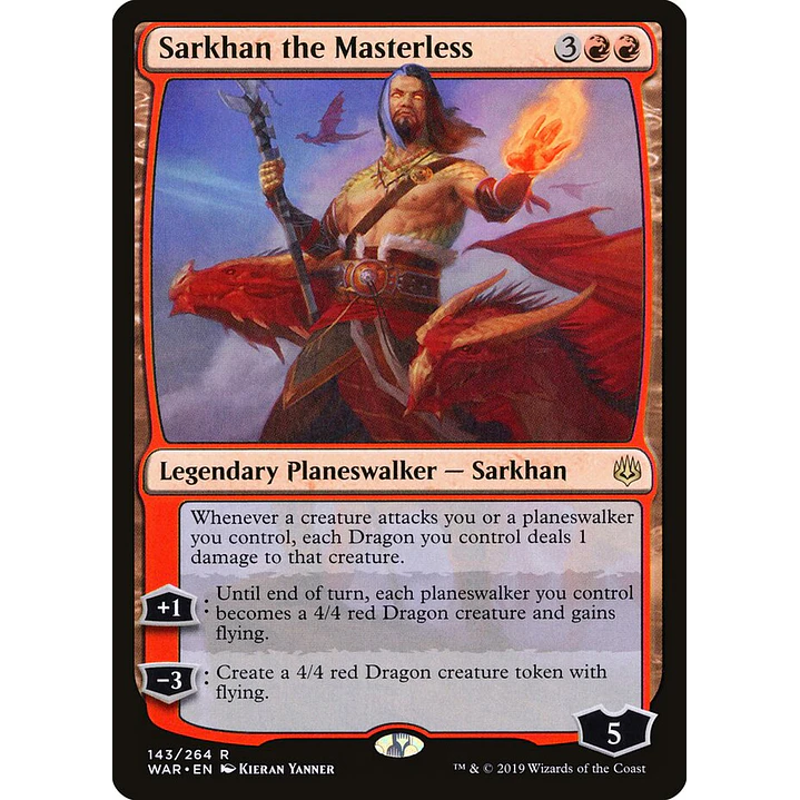 Sarkhan the Masterless | Inglés | NM | WAR 1