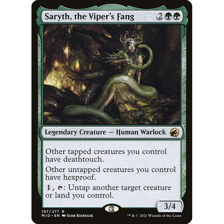 Saryth, the Viper's Fang | Inglés | NM | MID 1