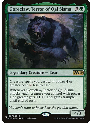 Goreclaw, Terror of Qal Sisma | Español | NM | PLST