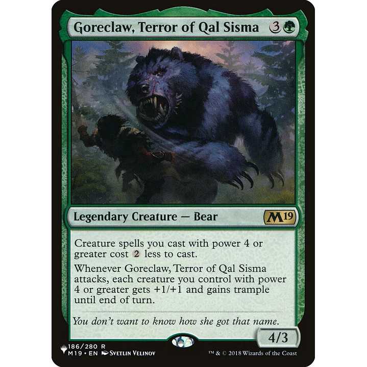 Goreclaw, Terror of Qal Sisma | Español | NM | PLST 1