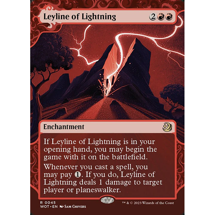 Leyline of Lightning (Showcase) | Español | NM | WOT 1