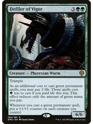 Defiler of Vigor (foil) | Español | NM | DMU